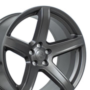 Set(4) 20x9.5 &amp; 20x10.5 DG22 Satin Gunmetal - 5x115 +18ET