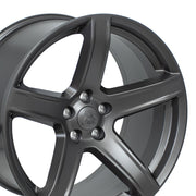 Set(4) 20x10.5 DG22 Satin Gunmetal - 5x115 +25ET