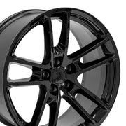 Set(4) 20x9 &amp; 20x10 DG23 Gloss Black - 5x115 +18ET