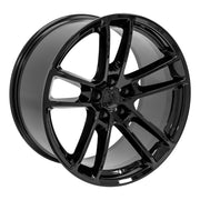 OE Wheels DG23 20x10 5x115 18et Gloss Black Wheel SET