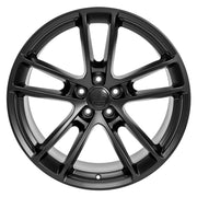 Set(4) 20x10 DG23 Satin Black - 5x115 +18ET with 275/40r20 Sailun Atrezzo SVA2 Tires &amp; TPMS