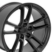 Set(4) 20x10 DG23 Satin Black - 5x115 +18ET