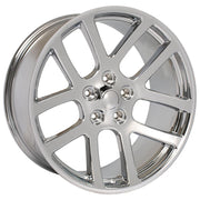 Set(4) 22x10 DG51 Chrome - 5x139.7 +25.4ET with 285/45r22 TBB TS-37 AT Tires &amp; TPMS