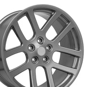 OE Wheels DG51 22x10 5x139.7 25et Gloss Gunmetal Wheel SET