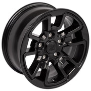 OE Wheels DG55 17x8 5x139.7 18et Satin Black Wheel SET