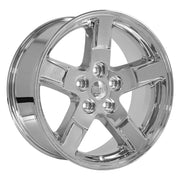 20" Replica Wheels fit Dodge Ram 1500 - DG62 Chrome 20x9, Sailun Tires &amp; TPMS Set