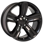 OE Wheels DG65 20x9 5x139.7 Satin Black Wheels 275-55-20 Bridgestone Dueler Alenza HL Plus Tires TPMS SET