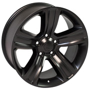 OE Wheels DG65 20x9 5x139.7 19et Satin Black Wheel SET