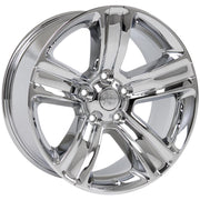 20" Replica Wheels fit Dodge Ram 1500 - DG65 Chrome 20x9, Sailun Tires Set