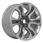 Set(4) 20x9 DG74 Gloss Gunmetal with Polished Face - 6x139.7 +19ET with 275/55r20 Bridgestone Dueler Alenza HL Plus Tires