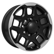 Set(4) 18x8 DG78 Satin Black Machined - 8x165.1 +57.15ET