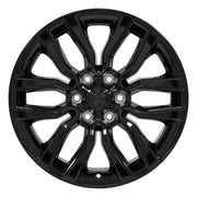 Set(4) 20x9 DG81 Gloss Black - 6x139.7 +19.05ET