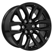 Set(4) 20x9 DG81 Gloss Black - 6x139.7 +19.05ET