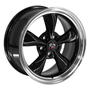 OE Wheels FR01 17x8 / 17x9 5x114.3 Gloss Black Machined Lip Staggered Wheel SET