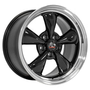 Set(4) 17x9 FR01 Gloss Black Machined Lip - 5x114.3 +24ET