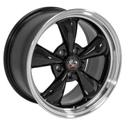 Set(4) 17x9 FR01 Gloss Black Machined Lip - 5x114.3 +24ET with 245/45r17 Ironman iMove Gen 2 Tires