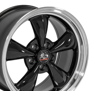 17x9 FR01 Gloss Black Machined Lip - 5x114.3 +24ET