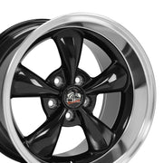 Set(4) 17x8 &amp; 17x10.5 FR01 Gloss Black Machined Lip - 5x114.3 +29.5ET
