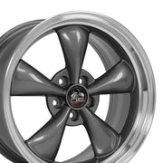 18x9 FR01 Gloss Anthracite Machined Lip - 5x114.3 +24ET
