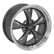 OE Wheels FR01 18x9 5x114.3 24et Gloss Anthracite Machined Lip Wheel SET