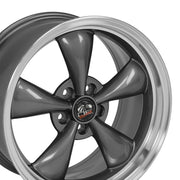 18x9 FR01 Gloss Anthracite Machined Lip - 5x114.3 +24ET
