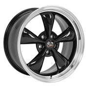 Set(4) 18x9 &amp; 18x10 FR01 Gloss Black Machined Lip - 5x114.3 +24ET