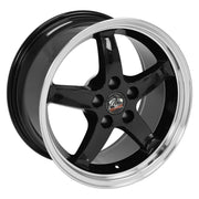 Set(4) 17x9 FR04 Gloss Black Machined Lip - 5x114.3 +24ET with 245/45r17 Ironman iMove Gen 2 Tires