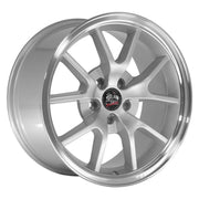 OE Wheels FR05 18x9 5x114.3 24et Gloss Silver Machined Lip Wheel SET