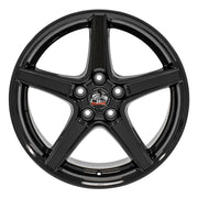 Set(4) 18x9 FR06B Gloss Black - 5x114.3 +24ET