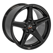 Set(4) 18x9 FR06B Gloss Black - 5x114.3 +24ET