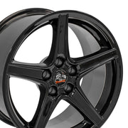 Set(4) 18x9 FR06B Gloss Black - 5x114.3 +24ET