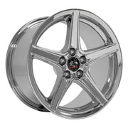 OE Wheels FR06 18x9 / 18x10 5x114.3 Chrome Staggered Wheel SET