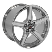 Set(4) 18x9 &amp; 18x10 FR06B Chrome - 5x114.3 +24ET