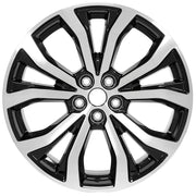 Set(4) 20x8.5 FR57 Gloss Black Machined - 5x114.3 +40ET