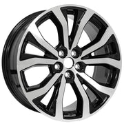 Set(4) 20x8.5 FR57 Gloss Black Machined - 5x114.3 +40ET