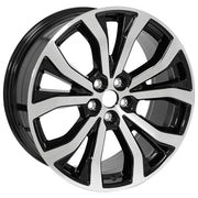 20x8.5 FR57 Gloss Black Machined - 5x114.3 +40ET