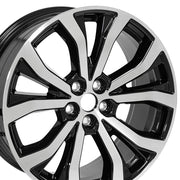 20x8.5 FR57 Gloss Black Machined - 5x114.3 +40ET