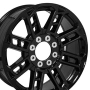 Set(4) 22x9 FR62 Gloss Black - 8x170 +40ET