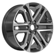 OEM Wheels FR64 20x8.5 6x135 Gloss Gunmetal Machined Wheels 275-55-20 Bridgestone Dueler Alenza HL Plus Tires SET