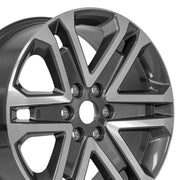 20x8.5 FR64 Gloss Gunmetal Machined - 6x135 +44ET