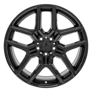 Set(4) 20x9 FR73 Gloss Black - 5x114.3 +44ET