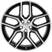 OE Wheels FR73 20x9 5x114.3 44et Gloss Black Machined Wheel SET