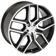 OE Wheels FR73 20x9 5x114.3 44et Gloss Black Machined Wheel SET