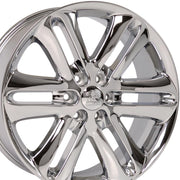 OE Wheels FR76 22x9 6x135 44et Chrome Wheel SET