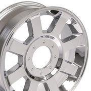 OE Wheels FR78 20x8 8x170 40et Chrome Wheel SET