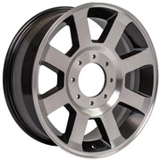 Set(4) 20x8 FR78 Satin Black Machined - 8x170 +40ET