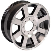 Set(4) 20x8 FR78 Satin Black Machined - 8x170 +40ET