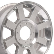 OE Wheels FR78 20x8 8x170 40et Polished Wheel SET
