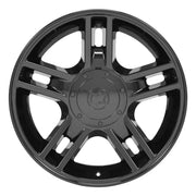 Set(4) 20x9 FR81 Gloss Black - 5x135 +14ET with 275/55r20 Goodyear Eagle LS2 Tires