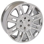 Set(4) 20x8.5 FR98 Chrome - 6x135 +44ET with 275/55r20 Bridgestone Dueler Alenza HL Plus Tires